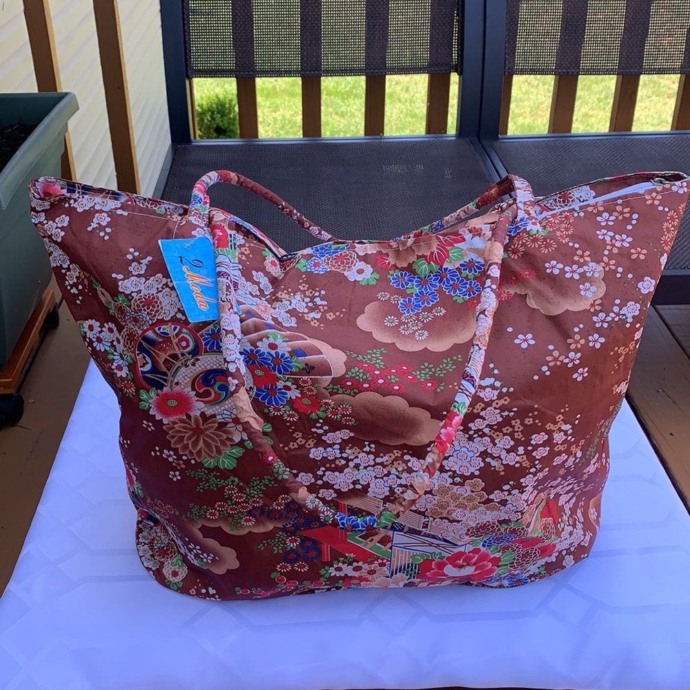 Huge Nylon Tote For Beach/Shopping
